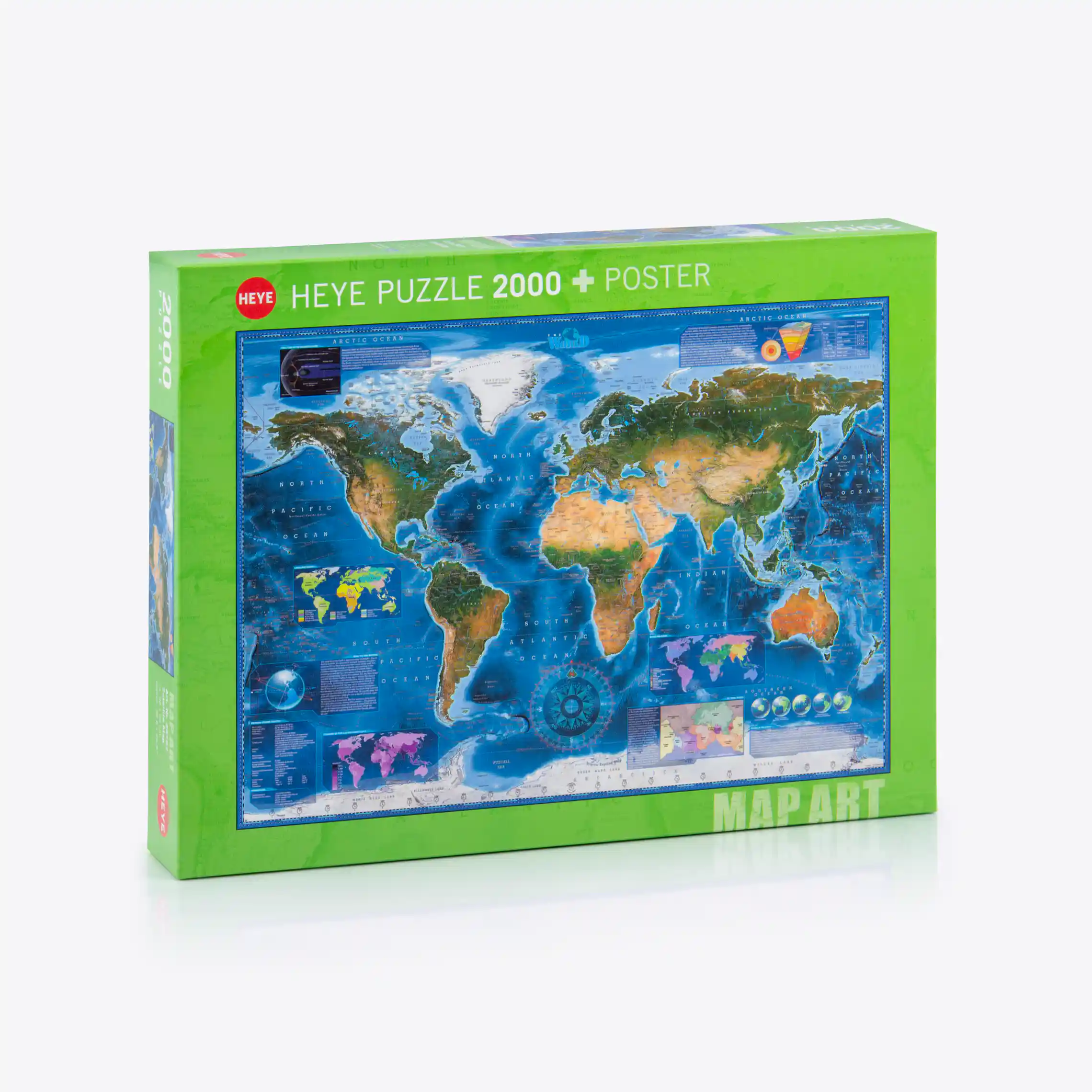 Coleção 'Arte com mapas' - Heye Puzzle Brasil