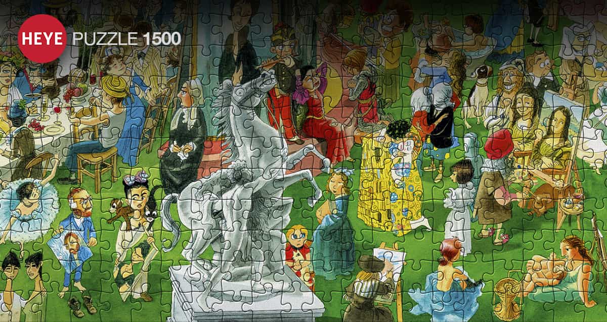 Obras-Primas, quebra-cabeça Cobble Hill 1500 peças