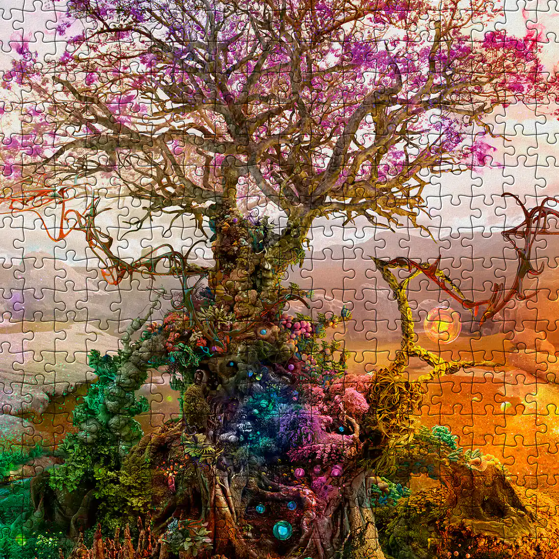 Coleção 'Árvores misteriosas' - Heye Puzzle Brasil