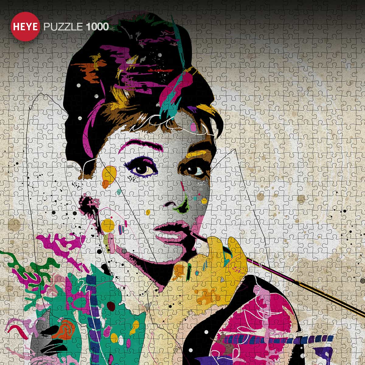 Audrey, quebra-cabeça Heye 1000 peças