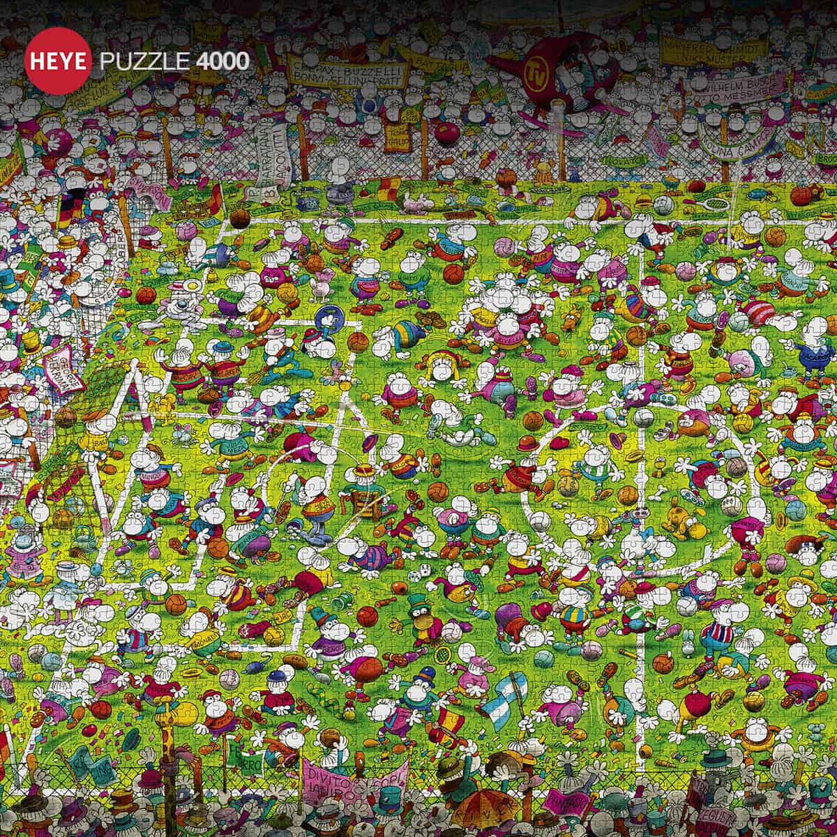 Copa do Mundo maluca, quebra-cabeça Heye 4000 peças