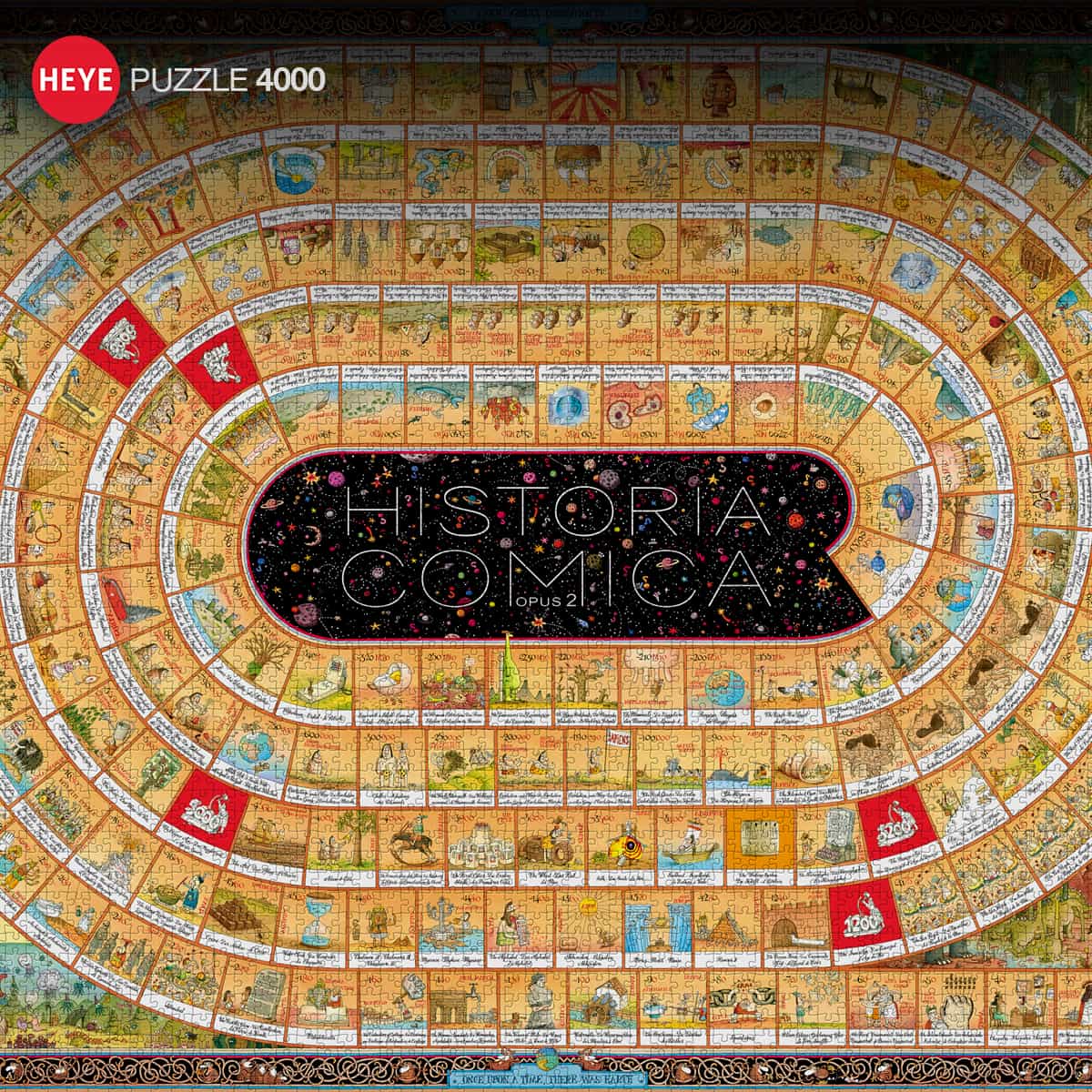 Historia Comica 2, quebra-cabeça Heye 4000 peças